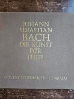 Bach Die Kunst Der Fuge. Cembalo Leonhardt VG+/VG+, Ophalen of Verzenden, Barok, Zo goed als nieuw