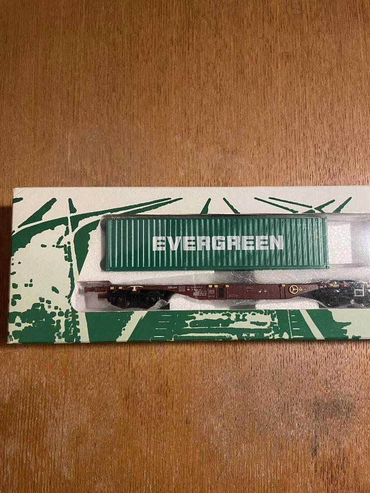 Mehano H0 Gauge T284-55509 Conteiner Car, Hobby en Vrije tijd, Modeltreinen | H0, Nieuw, Wagon, Gelijkstroom, Overige merken, Verzenden