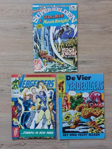 3x Marvel Strip: Staalman & Moonlight, De Vergelders, ... beschikbaar voor biedingen