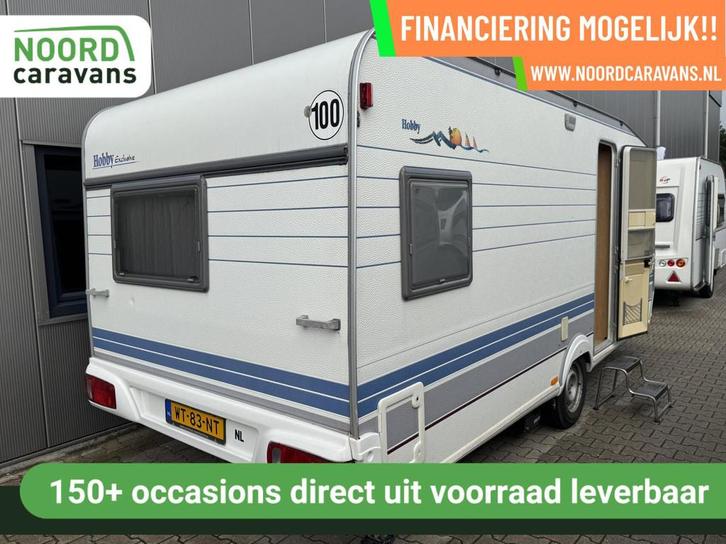 Hobby Exclusive 495 UFE MOVER + RONDZIT + FRANSBED, Caravans en Kamperen, Caravans, Bedrijf, tot en met 4, 1000 - 1250 kg, Hobby