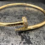 18k gouden armband spijker model nieuw, Sieraden, Tassen en Uiterlijk, Armbanden, Ophalen of Verzenden, Zo goed als nieuw, Goud