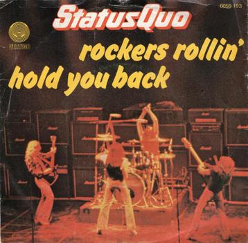 STATUS QUO  -  Hold you back  /  Rockers rollin'  beschikbaar voor biedingen