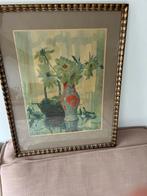 Schilderij Anna Gasteiger - Bloemen in Vaas, Antiek en Kunst, Ophalen
