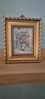 Antiek Mini Olieverf Schilderijtje, Antiek en Kunst, Kunst | Schilderijen | Klassiek, Ophalen of Verzenden