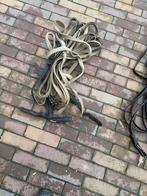 Katoenen/ linnen 2 span leidsels, Ophalen of Verzenden, Gebruikt