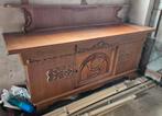 Prachtig dressoir met opzetstuk., Ophalen, Eikenhout, Vintage, Met deur(en)