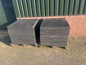 Rubber sportmatten 1,5 cm dik - per m2 beschikbaar voor biedingen