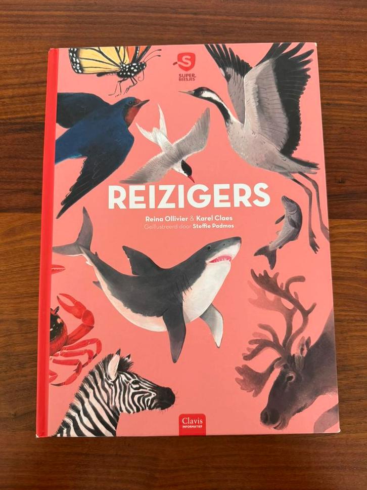 Informatief Clavis boek, Superbeesjes- Reizigers.vanaf 5 j, Boeken, Kinderboeken | Jeugd | onder 10 jaar, Zo goed als nieuw, Ophalen of Verzenden