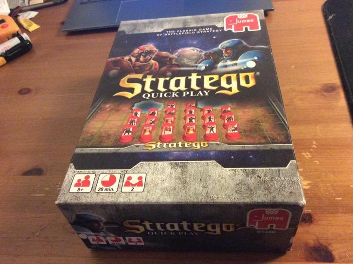 Stratego Quick Play. Bordspel van Jumbo, Hobby en Vrije tijd, Gezelschapsspellen | Bordspellen, Gebruikt, Een of twee spelers