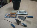 Metselgereedschappen zie foto's, Doe-het-zelf en Verbouw, Gereedschap | Handgereedschap, Ophalen, Gebruikt