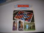 Oude folder van Tomado producten jaren 70, Folder, Tomado, Gelezen, Ophalen of Verzenden