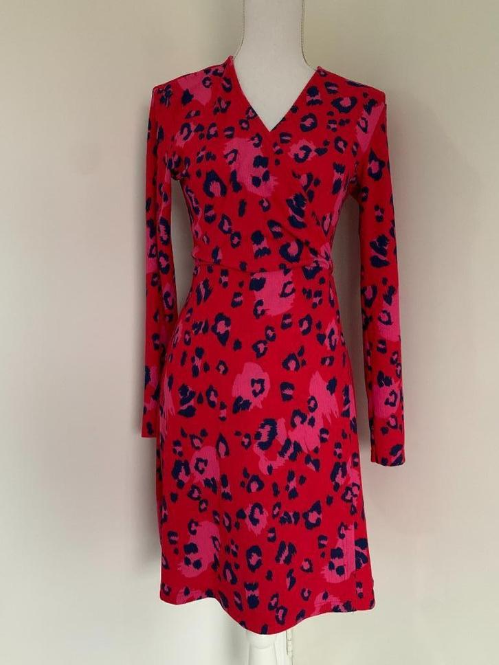 SUPERTRASH omslag jurk maat M, als NIEUW!, Kleding | Dames, Jurken, Zo goed als nieuw, Maat 38/40 (M), Rood, Boven de knie, Verzenden