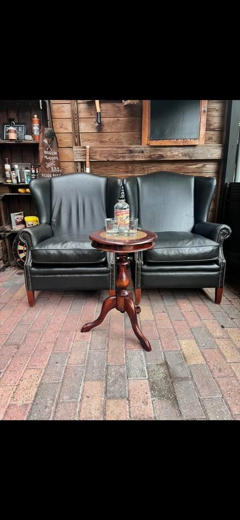 Chesterfield fauteuils en banken, Huis en Inrichting, Fauteuils, Zo goed als nieuw, 75 tot 100 cm, Ophalen of Verzenden