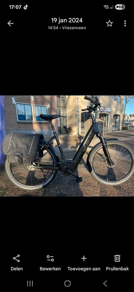 TREK District + Lowstep L smartbike, Fietsen en Brommers, Elektrische fietsen, Zo goed als nieuw, Overige merken, 50 km per accu of meer