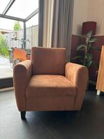 Fauteuil pronto bruin, Huis en Inrichting, Fauteuils, Ophalen, Gebruikt, 75 tot 100 cm, Stof