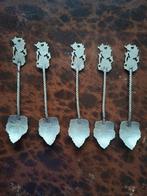5x Dokja lepeltjes/ 800 zilver gehalte/ Nederlands Indië, Ophalen of Verzenden, Zilver