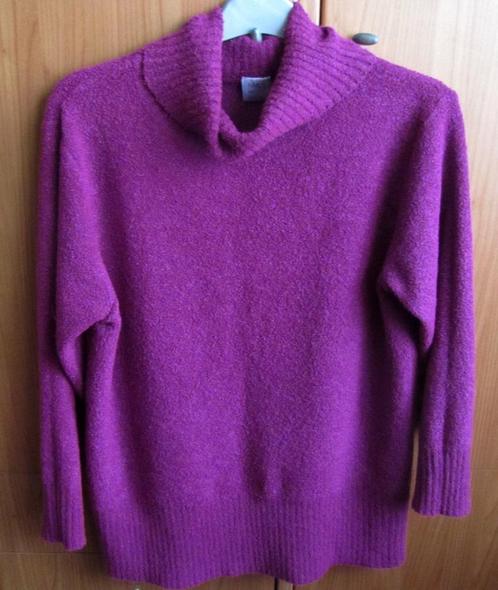 M&S mode gebreide trui met col maat 48/50, Kleding | Dames, Truien en Vesten, Zo goed als nieuw, Maat 46/48 (XL) of groter, Verzenden