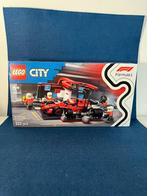 Lego City F1 60443 - Ferarri pit stop, Ophalen of Verzenden, Nieuw, Complete set, Lego
