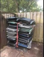 Tuinset tuinstoel buitenstoel loungesets, Tuin en Terras, Tuinsets en Loungesets, Ophalen, Gebruikt, Aluminium, 8 zitplaatsen