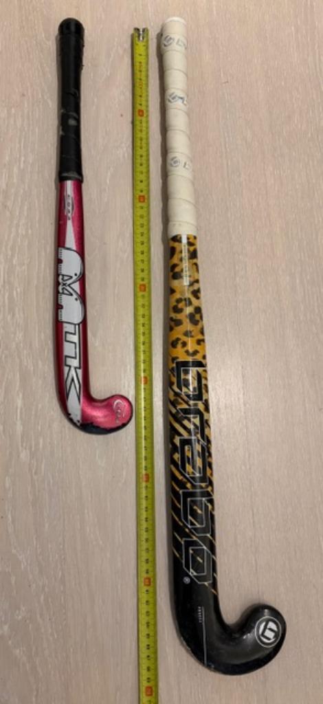 Baby- "18" en Kinder- Hockeystick "27", Sport en Fitness, Hockey, Gebruikt, Stick, Ophalen