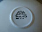 Servies Engels, Barratts, Bristol Blue, blauwe bloem, gaaf, Antiek en Kunst, Ophalen of Verzenden