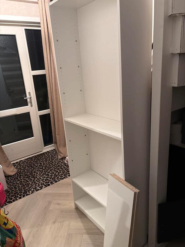 IKEA Billy kast wit z.g.a.n. 8 planken, Huis en Inrichting, Kasten | Boekenkasten, Zo goed als nieuw, 50 tot 100 cm, 200 cm of meer