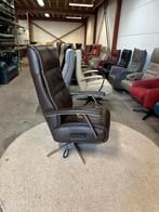 Relaxfauteuil , bruine leren design relax fauteuil stoel, 2871SK, Mariansoliak8@gmail.com, Ophalen of Verzenden, Zo goed als nieuw