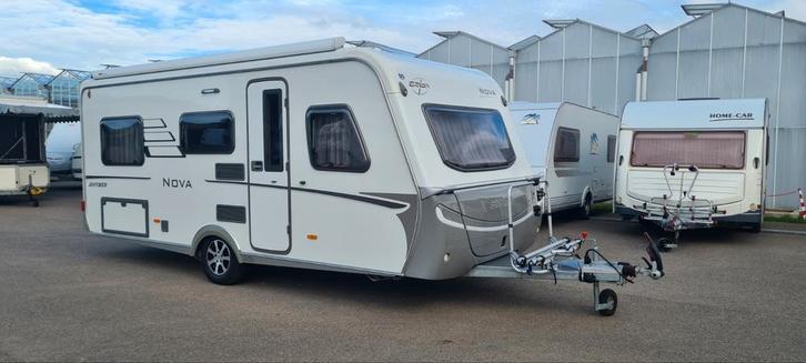 Eriba Nova 495 ( 1ste eigenaar ), Caravans en Kamperen, Caravans, Bedrijf, tot en met 5, 1250 - 1500 kg, Rondzit, Eriba, 2 aparte bedden