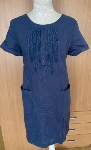 E Woman jurk/tuniek maat M, Kleding | Dames, Jurken, Zo goed als nieuw, Maat 38/40 (M), Blauw, Boven de knie, Ophalen of Verzenden