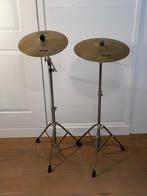 Stagg Sensa 14” + 16” Crashes met Statieven, Ophalen, Gebruikt, Overige merken