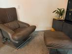 Rolf Benz 6500 Fauteuil + Hocker, Huis en Inrichting, Fauteuils, Ophalen, Zo goed als nieuw