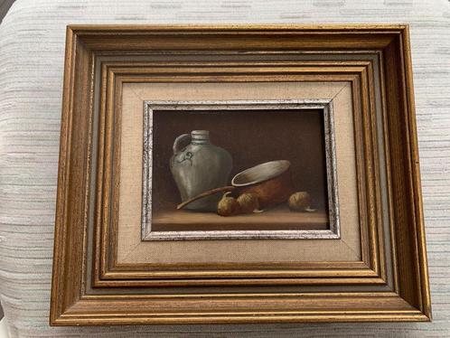 Stilleven schilderij van C. Ackermann, Antiek en Kunst, Kunst | Schilderijen | Klassiek, Ophalen of Verzenden