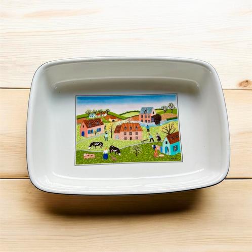 Ovenschaal Villeroy & Boch design Naïf Gerard Laplau, Huis en Inrichting, Keuken | Servies, Zo goed als nieuw, Schaal of Schalen