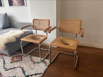 Jaren 70 Cesca stoelen, marcel breuer, buisframe stoelen beschikbaar voor biedingen