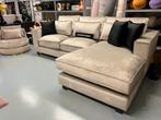 Luxe Velvet Loungebank King Khaki 290x200cm NIEUW, Huis en Inrichting, Nieuw, 150 cm of meer, 250 tot 300 cm, Stof