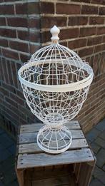 MOOIE METALEN DECORATIEVE BLOEMHOUDER, Ophalen, Minder dan 60 cm, Rond, Zo goed als nieuw