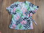 NIEUW! Vrolijke zomerse blouse met overslag van Hema mt M, Kleding | Dames, Blouses en Tunieken, Ophalen of Verzenden, Nieuw