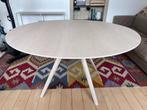HelloChair eettafel rond Ø140 cm eiken White, Huis en Inrichting, Tafels | Eettafels, Ophalen, Gebruikt, Vijf personen of meer