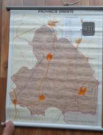 Schoolplaten provincies, Antiek en Kunst, Antiek | Schoolplaten, Ophalen, Aardrijkskunde