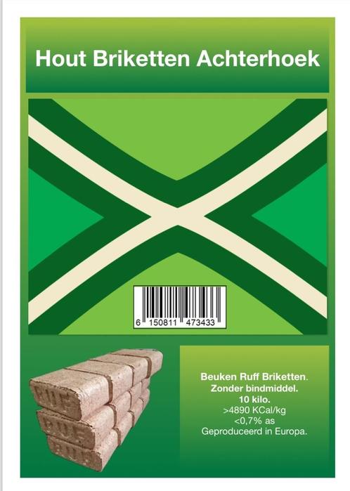 Ruf beuken briketten, Tuin en Terras, Haardhout, Blokken, Beukenhout, Minder dan 3 m³, Ophalen