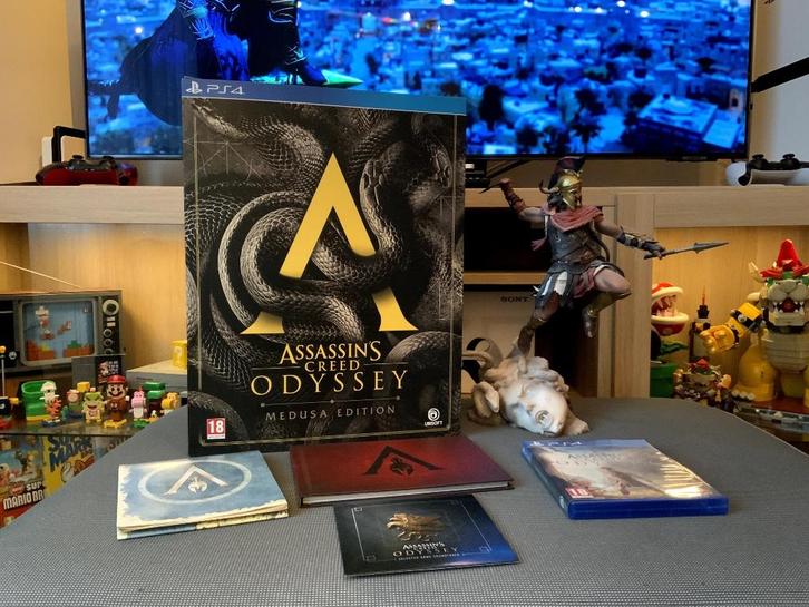 Assassin's Creed Odyssey Medusa Edition, Spelcomputers en Games, Games | Sony PlayStation 4, Zo goed als nieuw, Avontuur en Actie