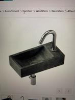 Atlantic Fontein Billy Natuursteen - Kraan Rechts, Doe-het-zelf en Verbouw, Ophalen, Nieuw, Steen, Wastafel