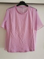 ZARA top met voile mt. M, Maat 38/40 (M), Verzenden, Zara, Paars
