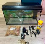 Aquarium met deksel Juwel Primo 110L zwart SET, Ophalen, Gebruikt, Gevuld zoetwateraquarium