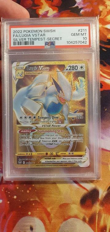 Lugia vstar gold 211 psa10 minty beschikbaar voor biedingen