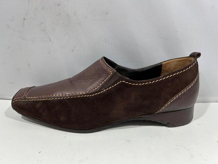 Paul Green, maat 38.5 Bruine retro instappers., Kleding | Dames, Schoenen, Zo goed als nieuw, Instappers, Bruin, Verzenden