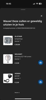 IKEA Alvstarr Lampenkap + toebehoren, Ophalen of Verzenden, Zo goed als nieuw, Metaal, Minder dan 50 cm