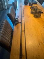 Te koop rt karperhengel met shimano molen en foudraal, Watersport en Boten, Hengelsport | Roofvissen, Ophalen of Verzenden, Zo goed als nieuw