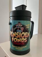 Grappige collectebus pensioen, Ophalen of Verzenden, Gebruikt