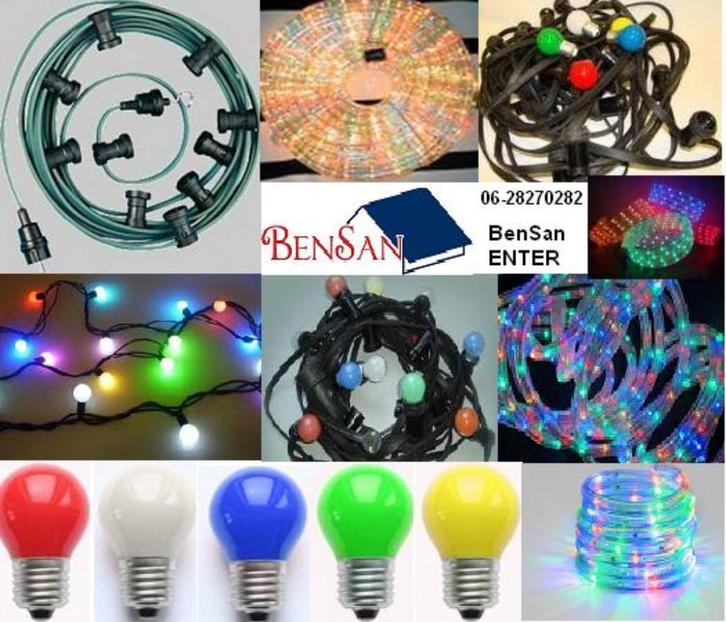 prikkabel lichtslang verlichting partyartikelen bensan enter, Hobby en Vrije tijd, Feestartikelen | Verhuur, Zo goed als nieuw